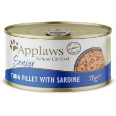 Applaws Cat Senior Tuna With Sardine In Jelly 70g 